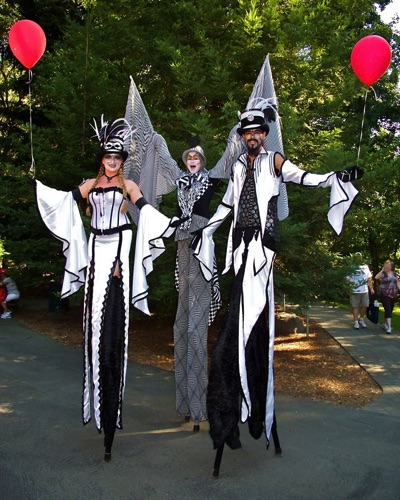 Black & White Formal with Wings